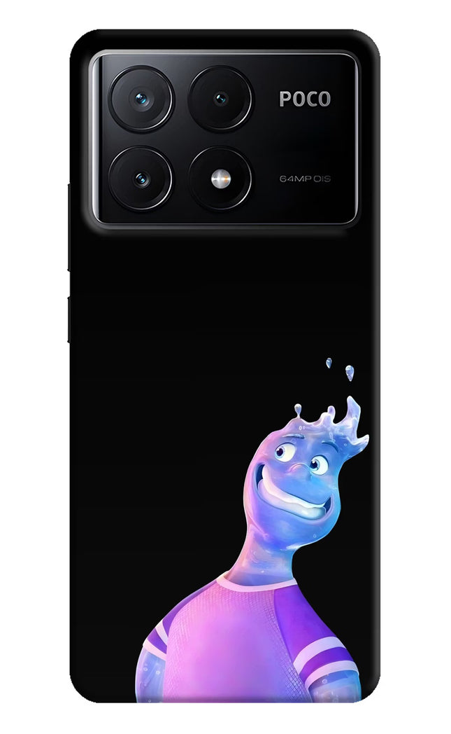 Wade Wave Poco X6 Pro Hard Case Back Cover by Casekaro
