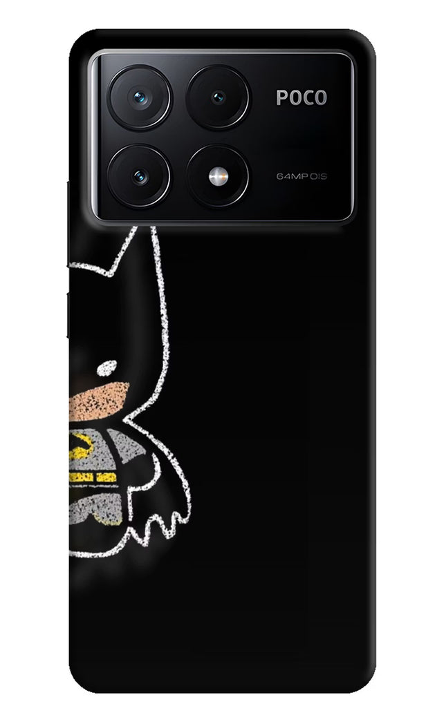 Bat Kitty Poco X6 Pro Hard Case Back Cover by Casekaro