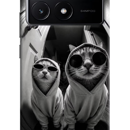 Hood Cats Poco X6 Pro Hard Case Back Cover by Casekaro