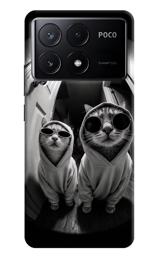 Hood Cats Poco X6 Pro Hard Case Back Cover by Casekaro