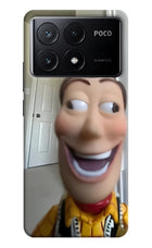 Side Eye Woody Poco X6 Pro Hard Case Back Cover by Casekaro