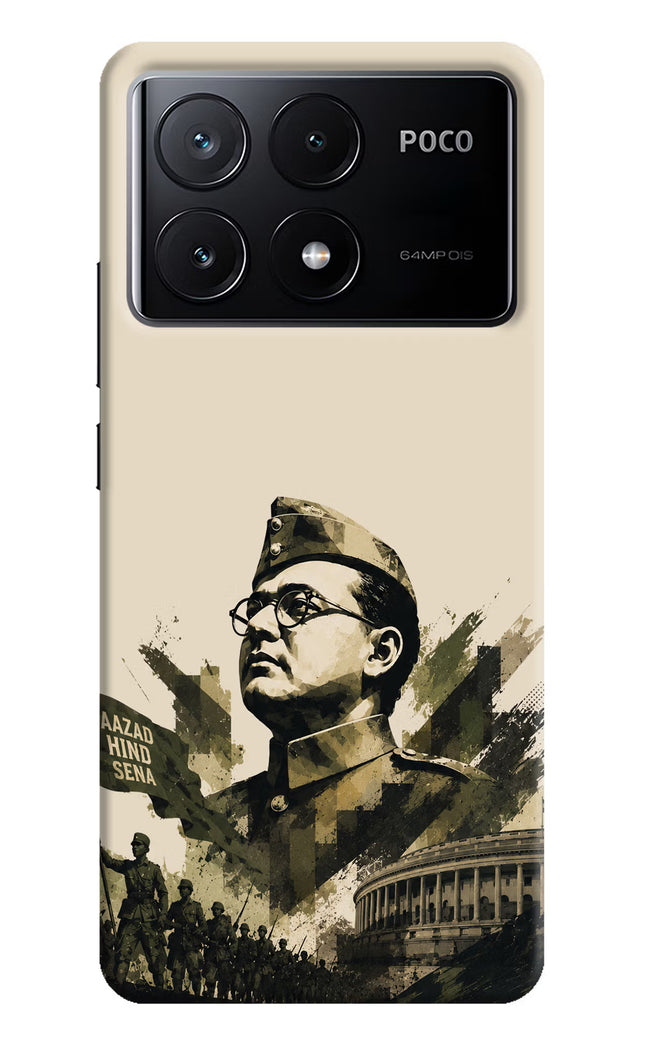 Netaji Rising Poco X6 Pro Back Cover