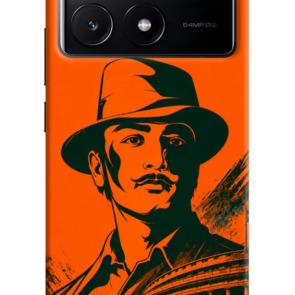Bhagat Singh Legacy Poco X6 Pro Hard Case Back Cover by Casekaro