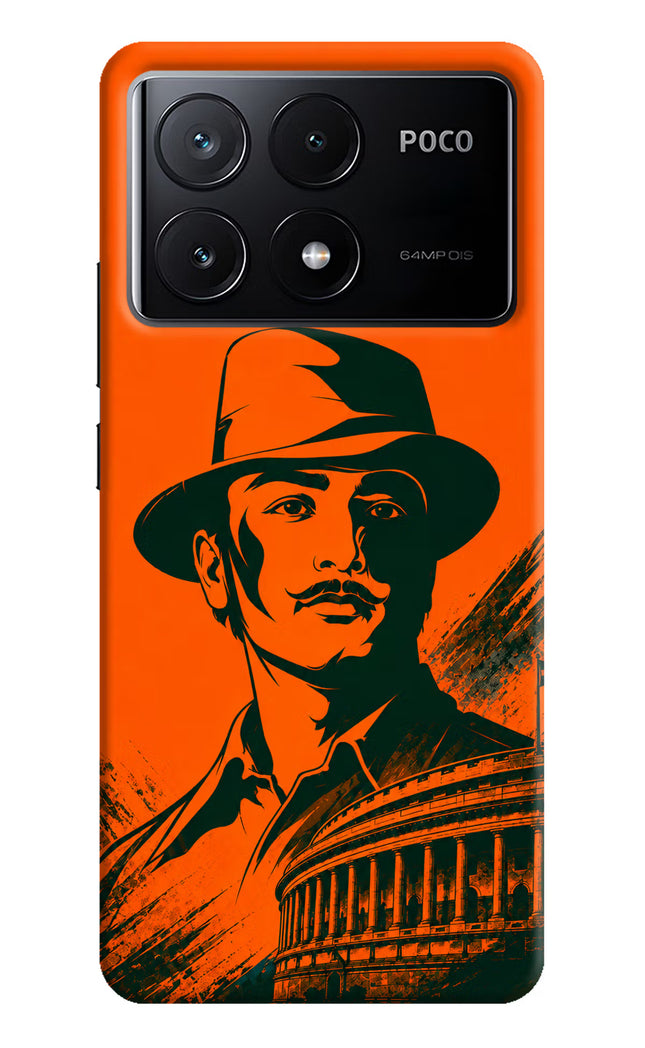 Bhagat Singh Legacy Poco X6 Pro Back Cover