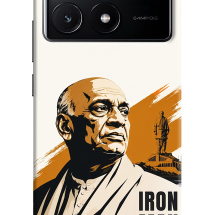 Sardar Patel Iron Will Poco X6 Pro Hard Case Back Cover by Casekaro