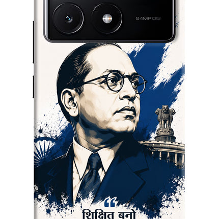 Dr. Ambedkar Visionary Poco X6 Pro Hard Case Back Cover by Casekaro