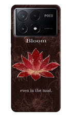 Bloom Poco X6 Pro Hard Case Back Cover by Casekaro