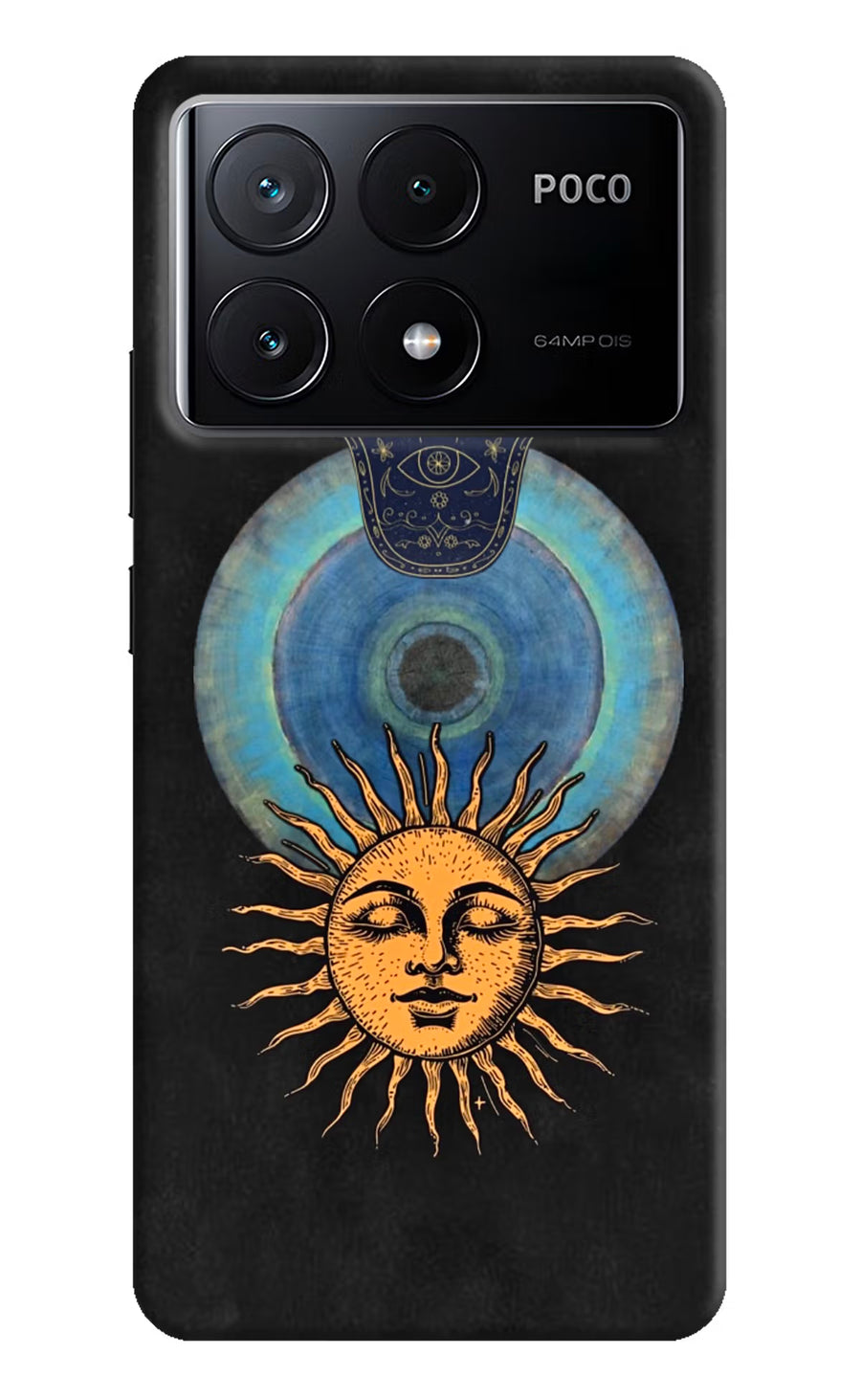 Divine Sun Poco X6 Pro Back Cover, Hard case