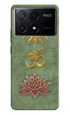 Om & Lotus Poco X6 Pro Back Cover
