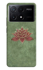 Lotus Grace Poco X6 Pro Hard Case Back Cover by Casekaro