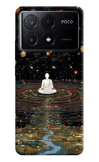 Space Monk Poco X6 Pro Hard Case Back Cover by Casekaro