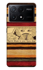 Vinyl Stripes Poco X6 Pro Hard Case Back Cover by Casekaro