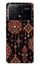 Boho Noir Poco X6 Pro Hard Case Back Cover by Casekaro