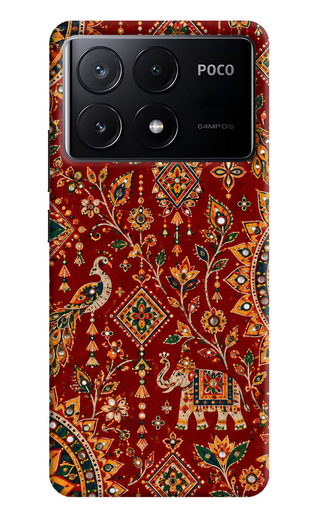 Laal Riwaaz Poco X6 Pro Hard Case Back Cover by Casekaro