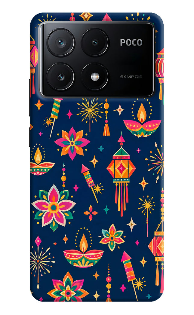 Festive Pop Poco X6 Pro Back Cover