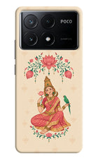 Goddess Lakshmi Poco X6 Pro Back Cover