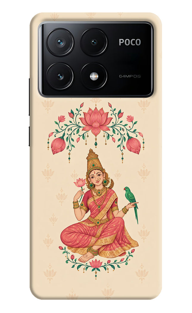 Goddess Lakshmi Poco X6 Pro Back Cover