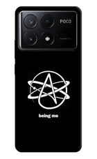 Atheist Symbol Poco X6 Pro Hard Case Back Cover by Casekaro