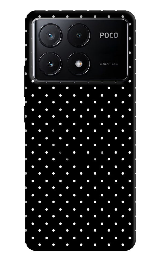 White Dots Poco X6 Pro Pop Case by Casekaro