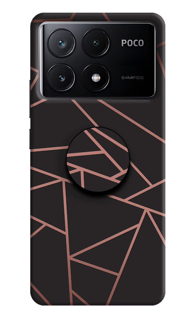 Geometric Pattern Poco X6 Pro Pop Case by Casekaro