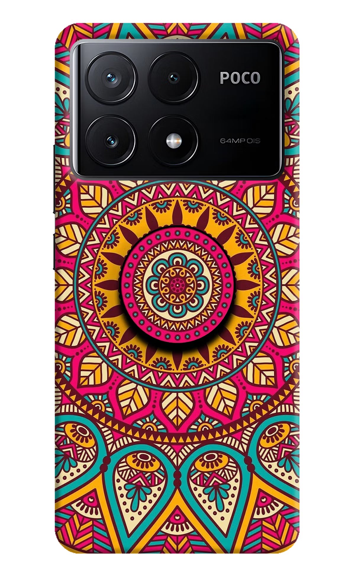 Mandala Poco X6 Pro Pop Case by Casekaro