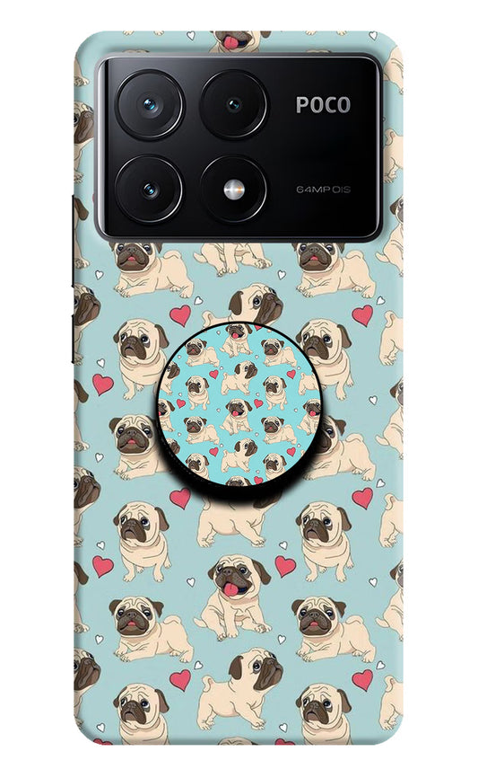 Pug Dog Poco X6 Pro Pop Case by Casekaro