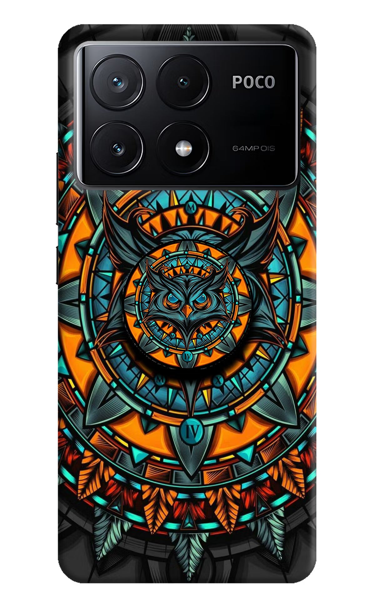 Angry Owl Poco X6 Pro Pop Case by Casekaro