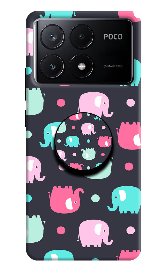 Baby Elephants Poco X6 Pro Pop Case by Casekaro