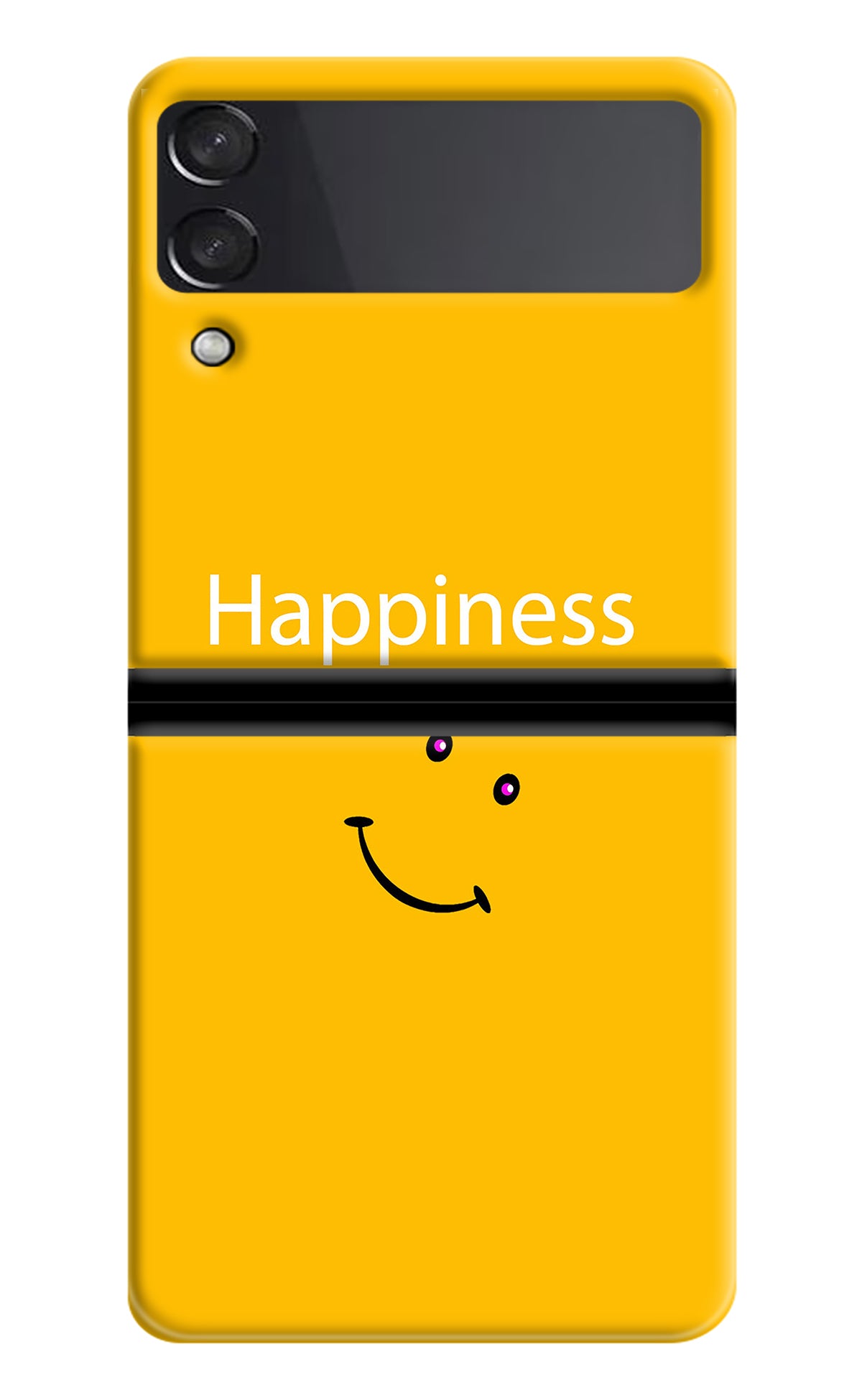 Happiness With Smiley Samsung Galaxy Z Flip3 Back Cover