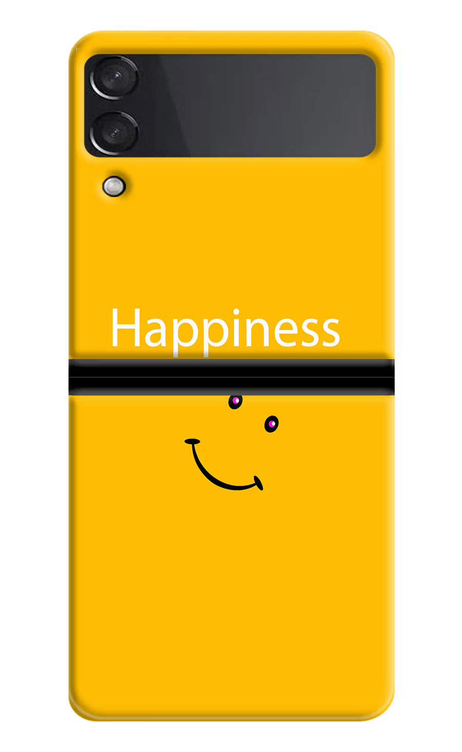 Happiness With Smiley Samsung Galaxy Z Flip3 Back Cover, Hard case