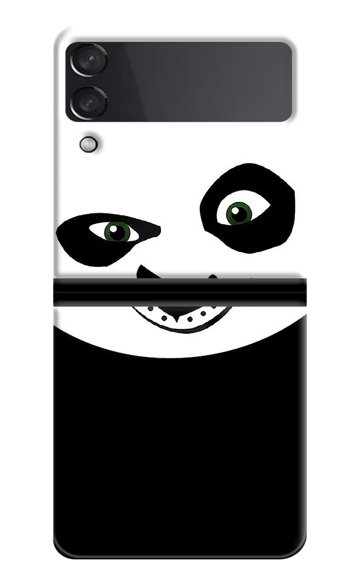 Panda Samsung Galaxy Z Flip3 Hard Case Back Cover by Casekaro