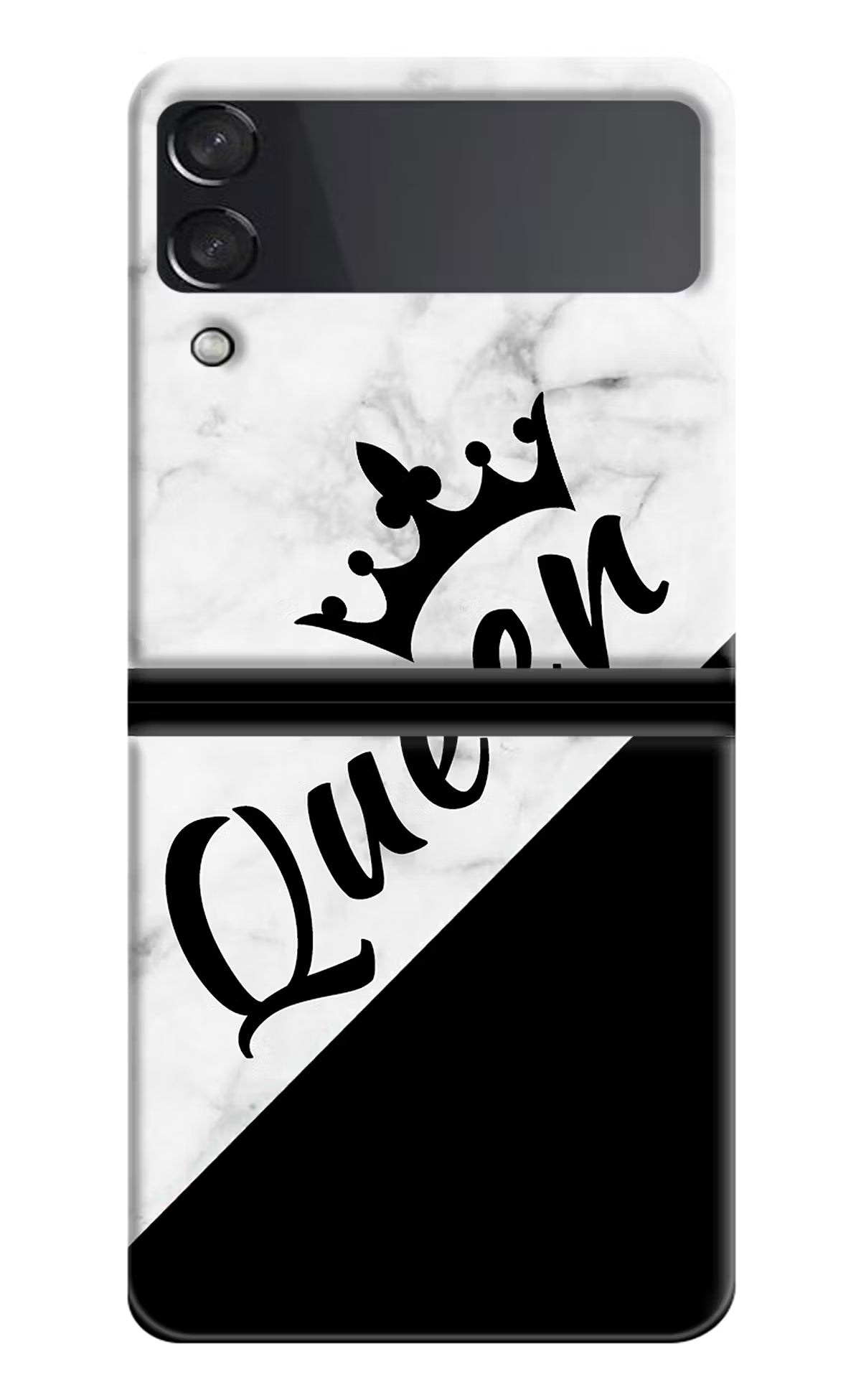 Queen Samsung Galaxy Z Flip3 Hard Case Back Cover by Casekaro