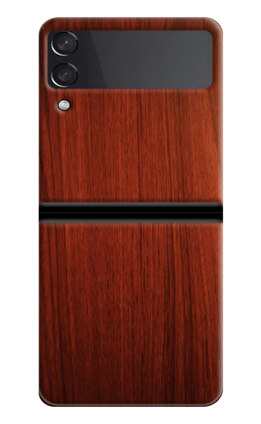 Wooden Plain Pattern Samsung Galaxy Z Flip3 Hard Case Back Cover by Casekaro