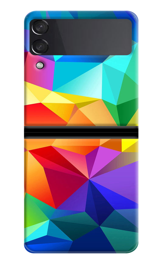 Abstract Pattern Samsung Galaxy Z Flip3 Back Cover