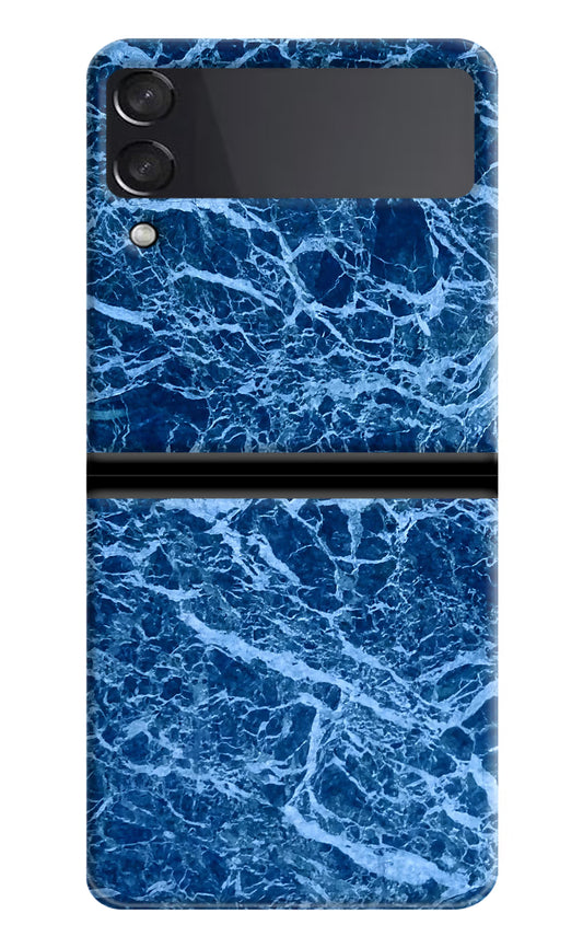 Blue Marble Samsung Galaxy Z Flip3 Hard Case Back Cover by Casekaro