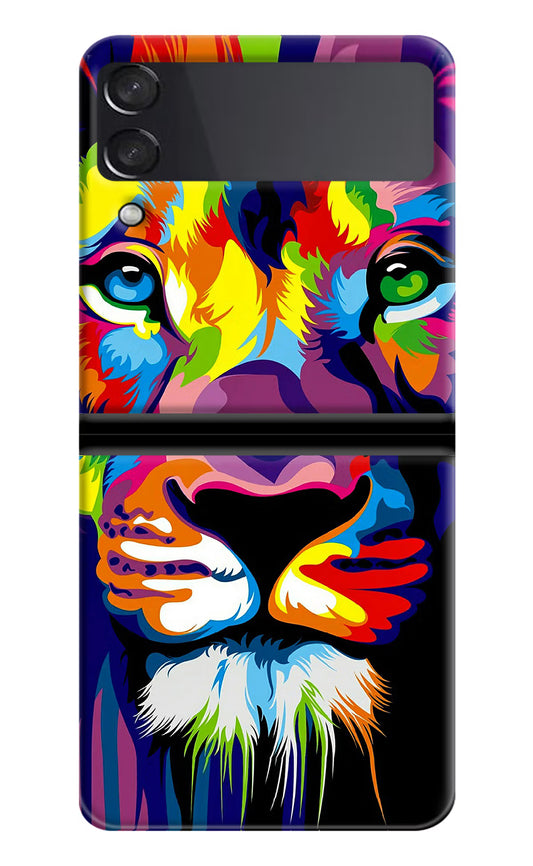 Lion Samsung Galaxy Z Flip3 Hard Case Back Cover by Casekaro