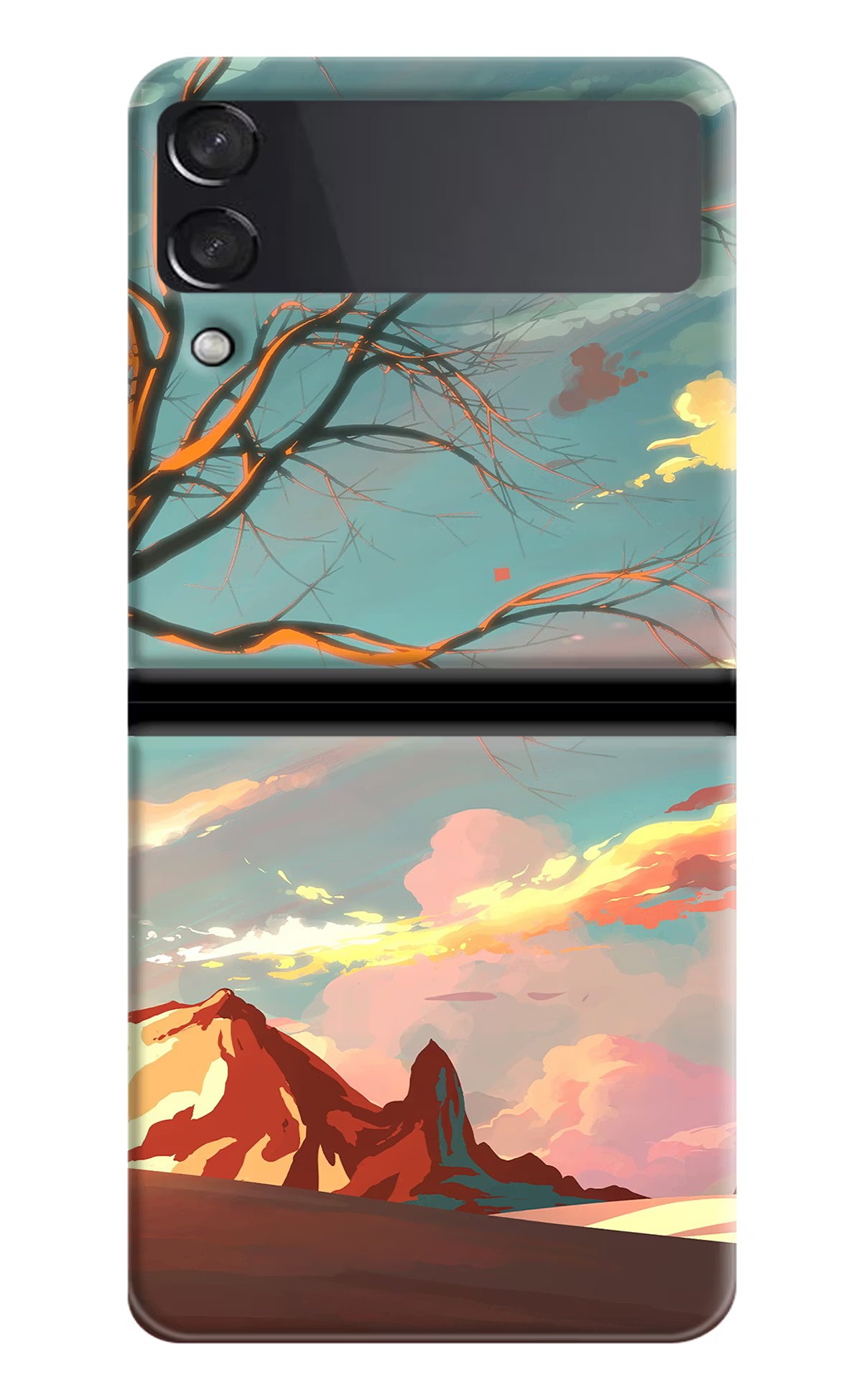 Scenery Samsung Galaxy Z Flip3 Hard Case Back Cover by Casekaro