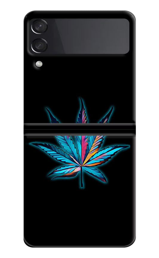 Weed Samsung Galaxy Z Flip3 Hard Case Back Cover by Casekaro