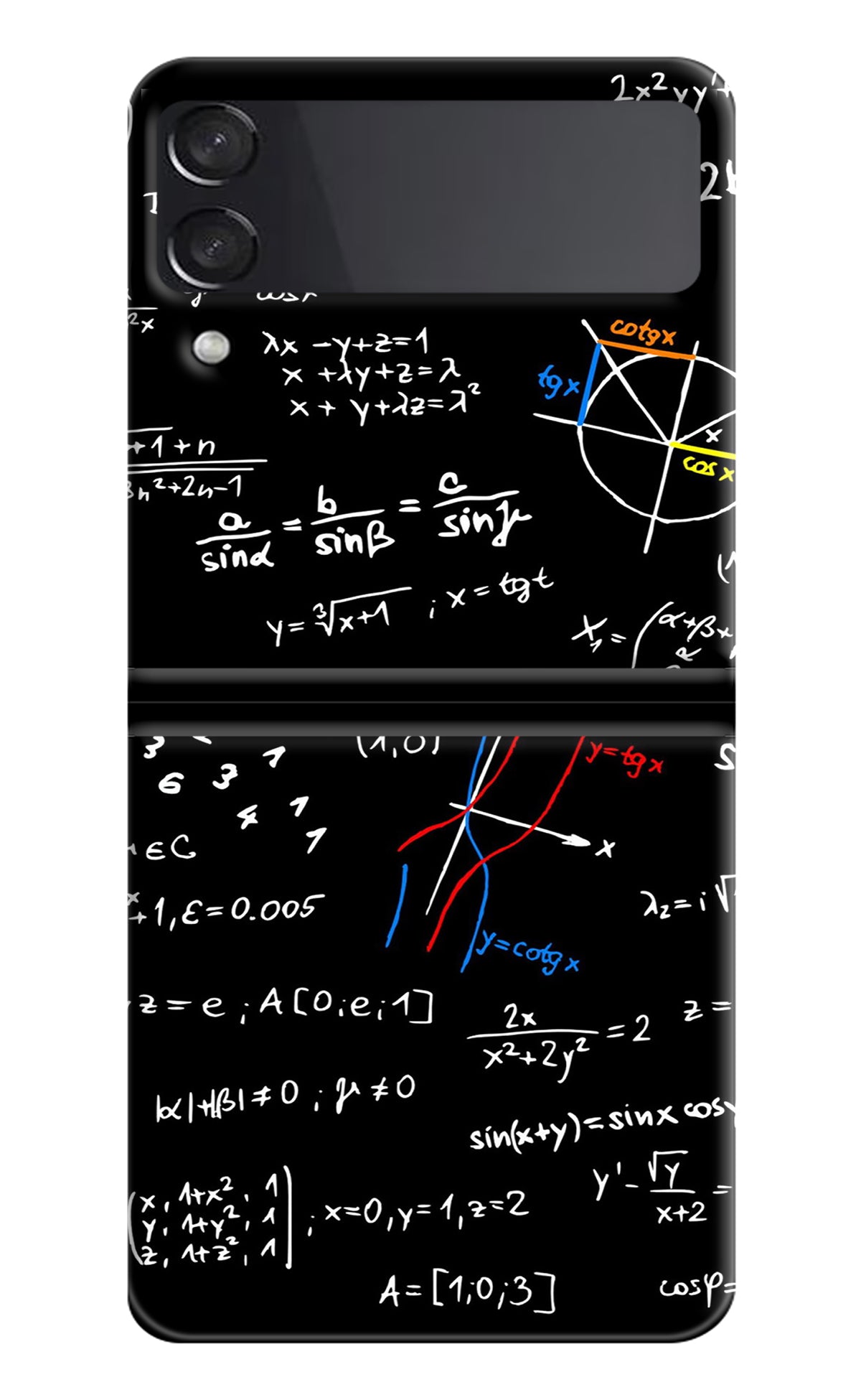 Mathematics Formula Samsung Galaxy Z Flip3 Back Cover