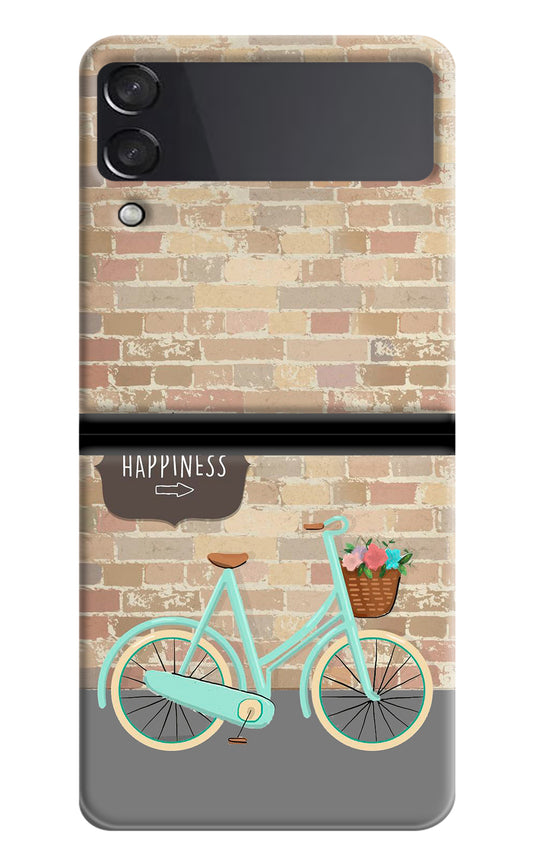 Happiness Artwork Samsung Galaxy Z Flip3 Back Cover