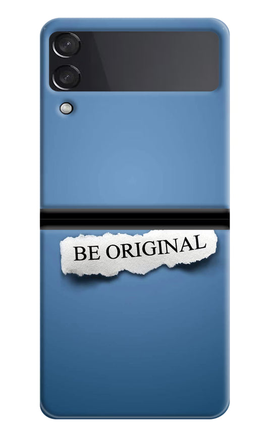 Be Original Samsung Galaxy Z Flip3 Hard Case Back Cover by Casekaro