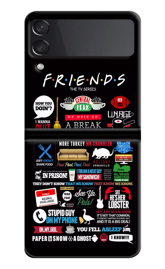 FRIENDS Samsung Galaxy Z Flip3 Hard Case Back Cover by Casekaro