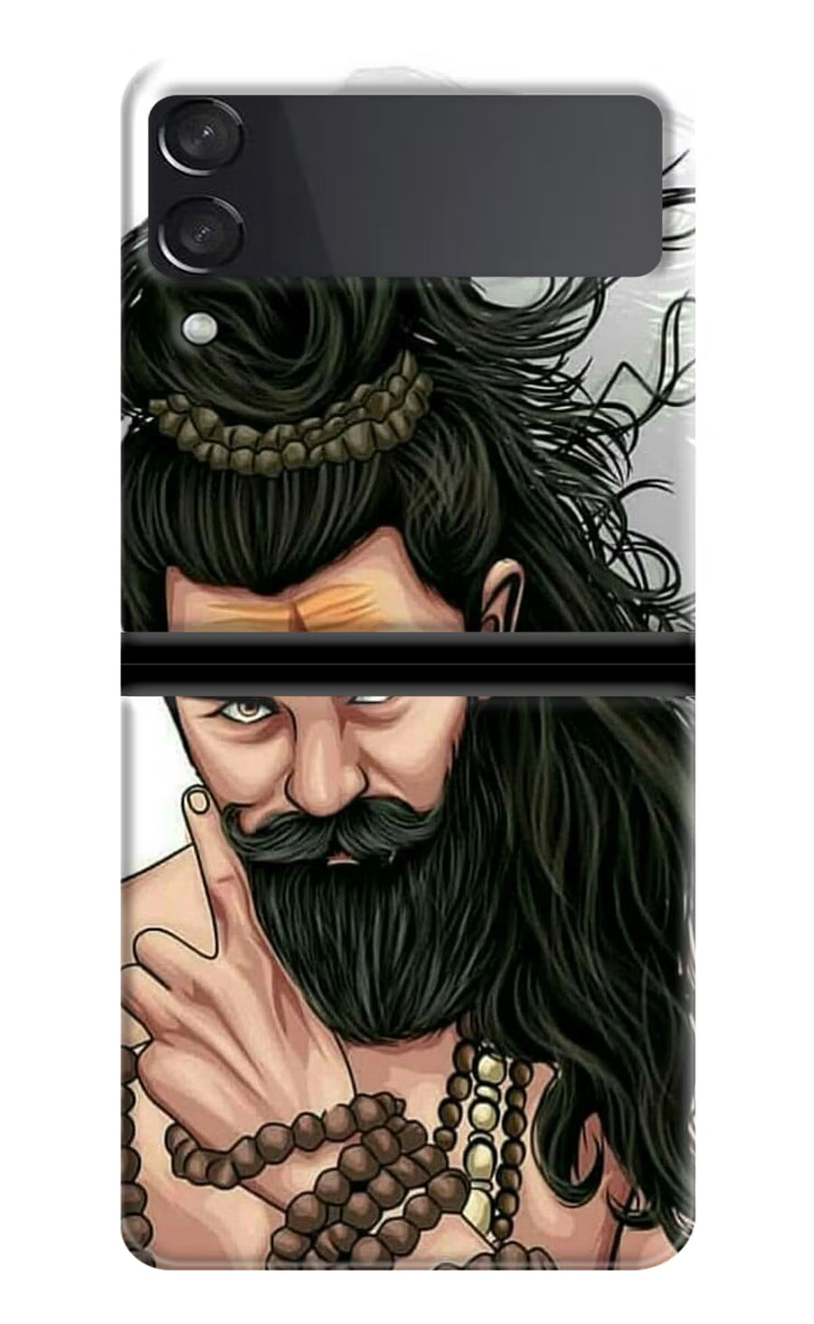 Mahadev Samsung Galaxy Z Flip3 Back Cover, Hard case