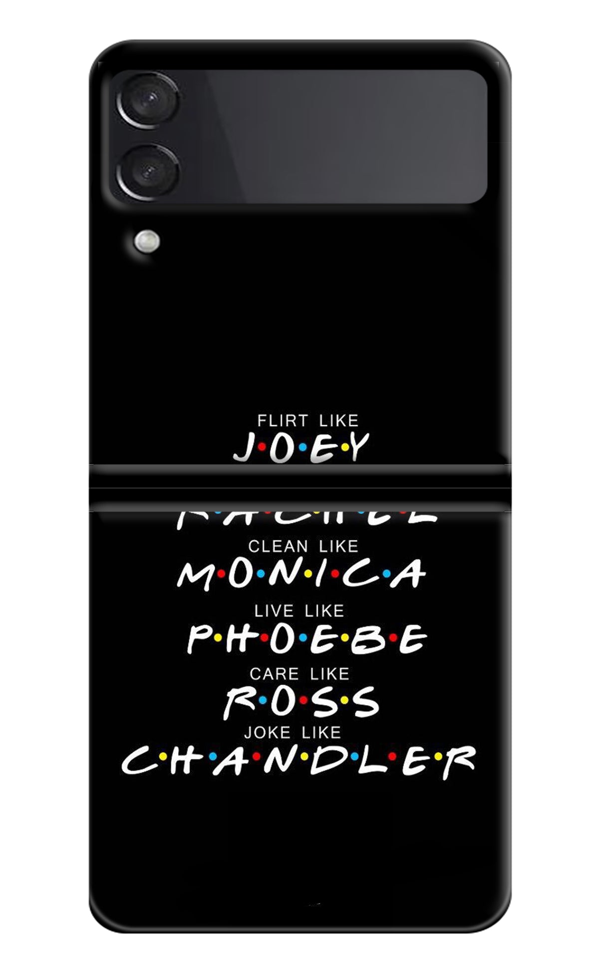 FRIENDS Character Samsung Galaxy Z Flip3 Back Cover