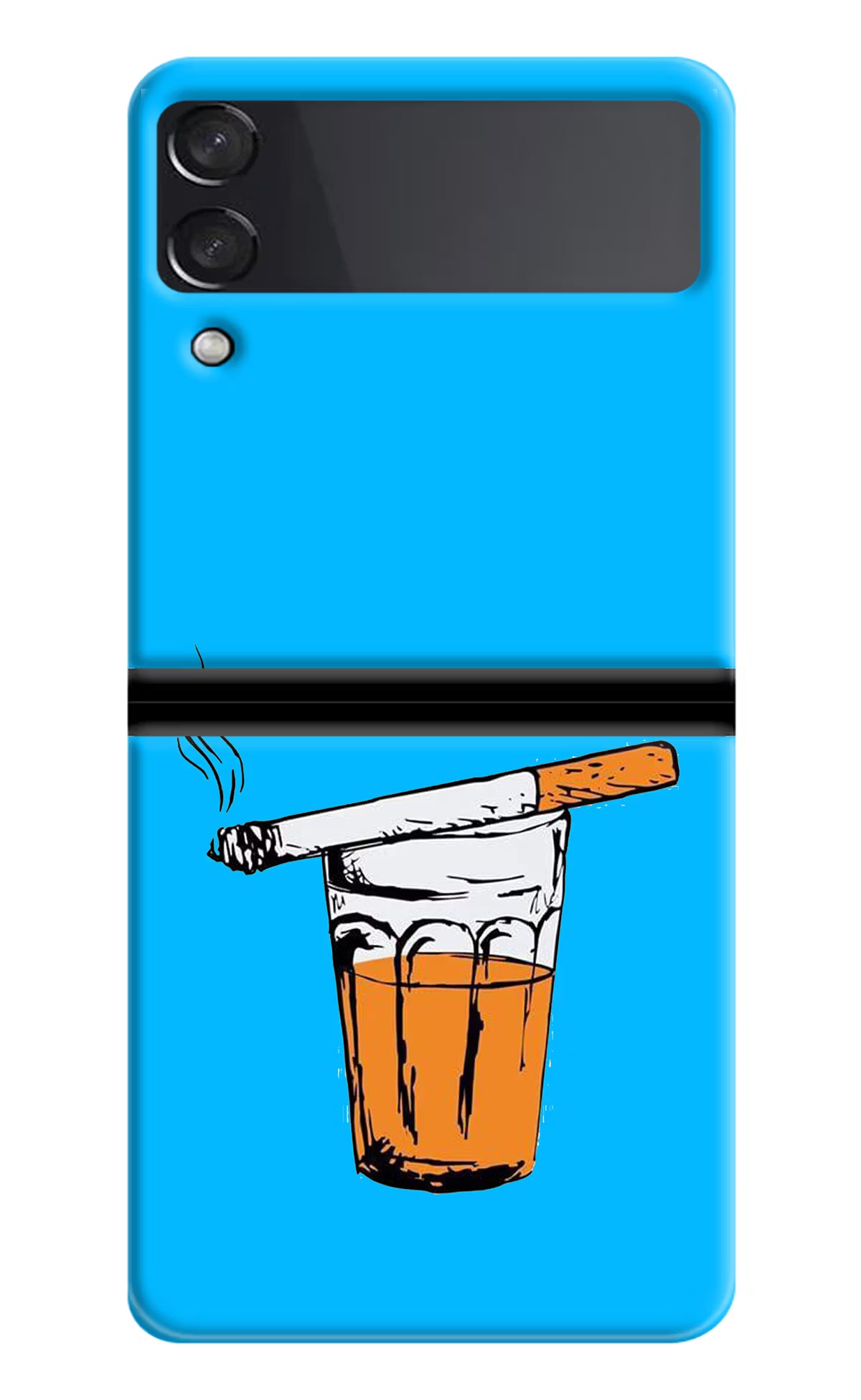 Chai Sutta Samsung Galaxy Z Flip3 Hard Case Back Cover by Casekaro