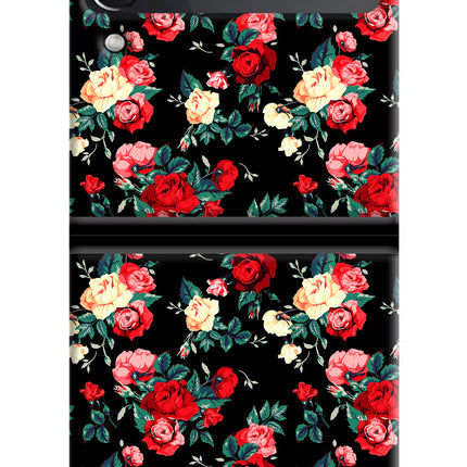 Rose Pattern Samsung Galaxy Z Flip3 Hard Case Back Cover by Casekaro