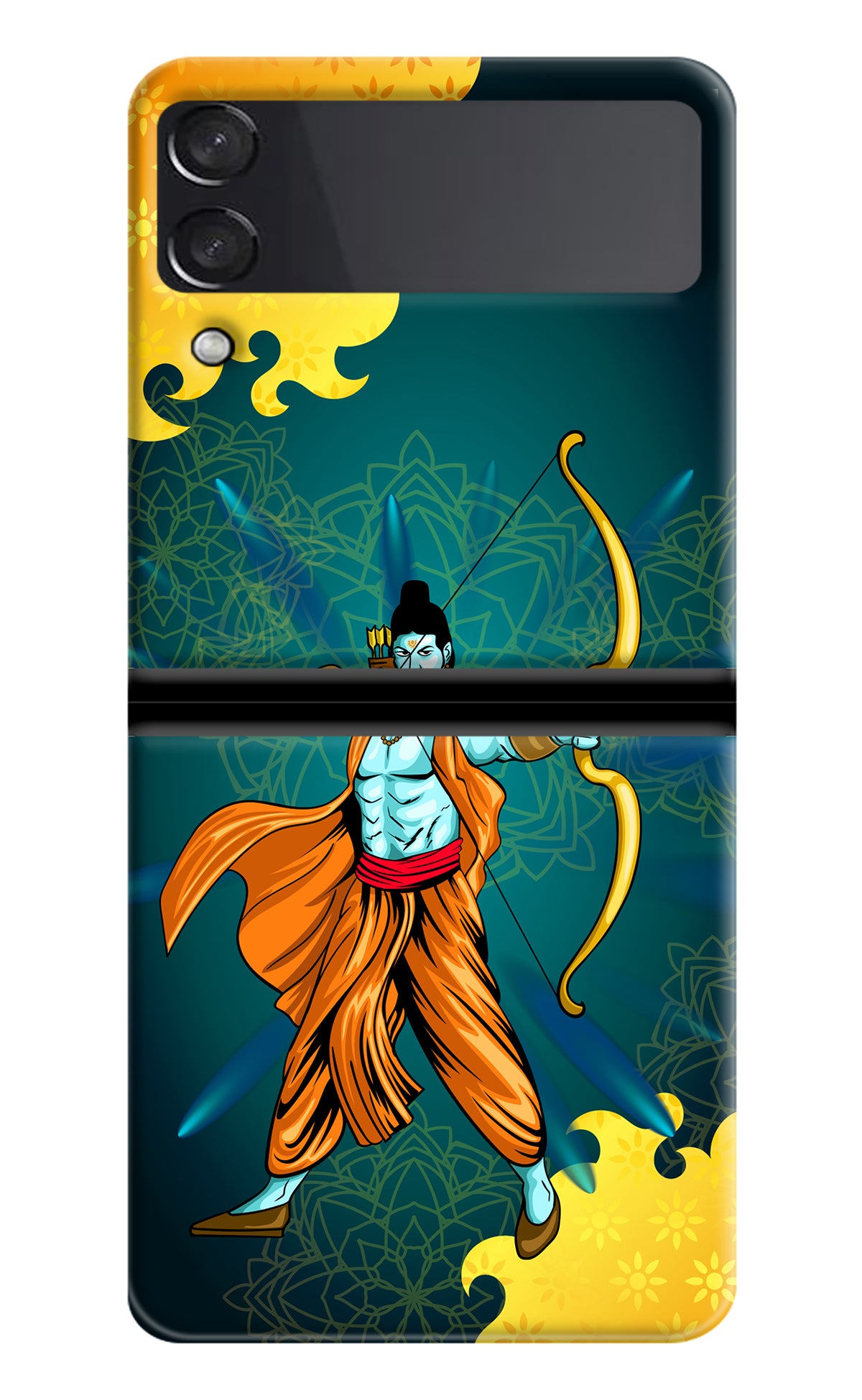 Lord Ram - 6 Samsung Galaxy Z Flip3 Back Cover