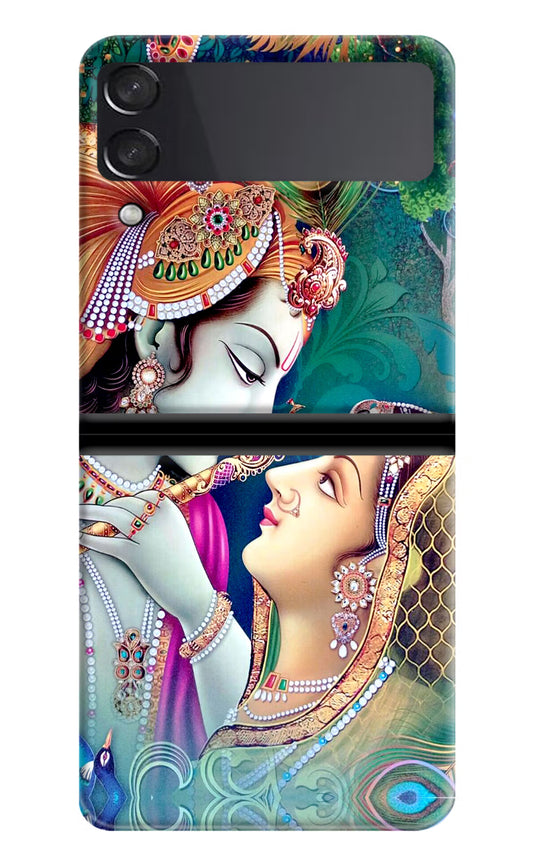 Lord Radha Krishna Samsung Galaxy Z Flip3 Hard Case Back Cover by Casekaro