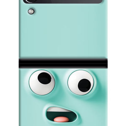 Funny Cartoon Samsung Galaxy Z Flip3 Hard Case Back Cover by Casekaro