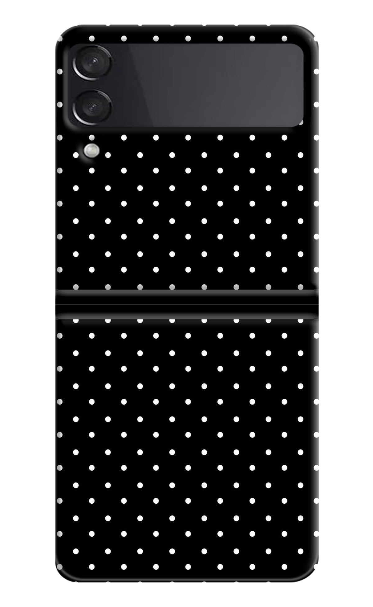 White Dots Samsung Galaxy Z Flip3 Back Cover